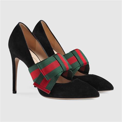 gucci bow high heels|luxury elegant high heels.